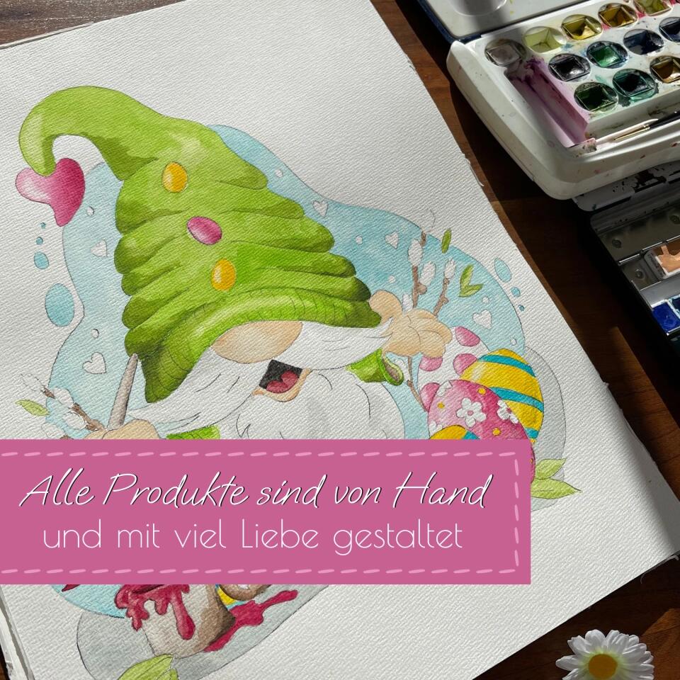 Deko Kissen . Wichtel PAINTY ♡ Geschenk für Ostern