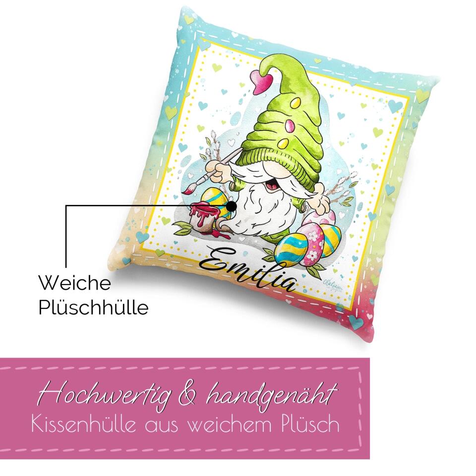 Deko Kissen . Wichtel PAINTY ♡ Geschenk für Ostern