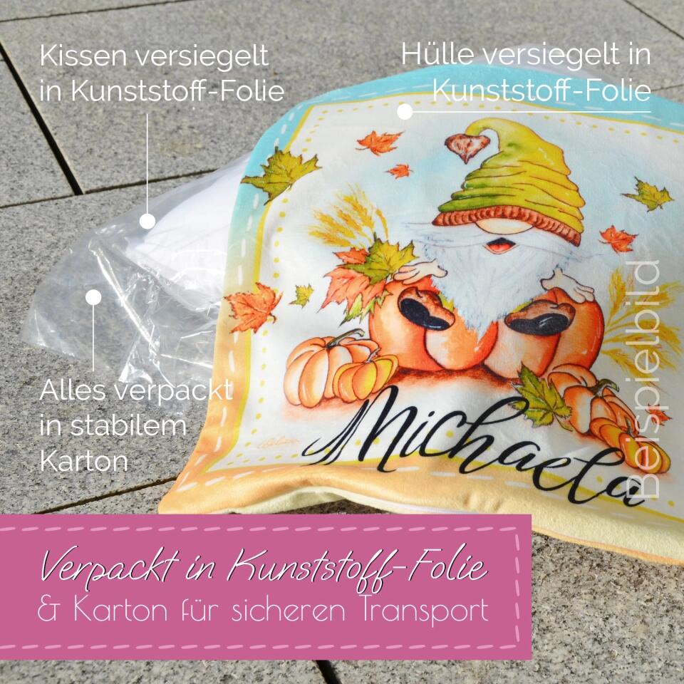 Deko Kissen . Wichtel PAINTY ♡ Geschenk für Ostern