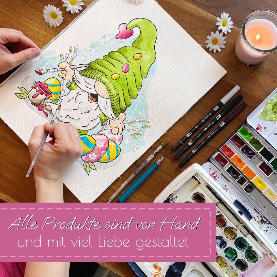 Tasse . Wichtel PAINTY ♡ Geschenk Idee für Ostern