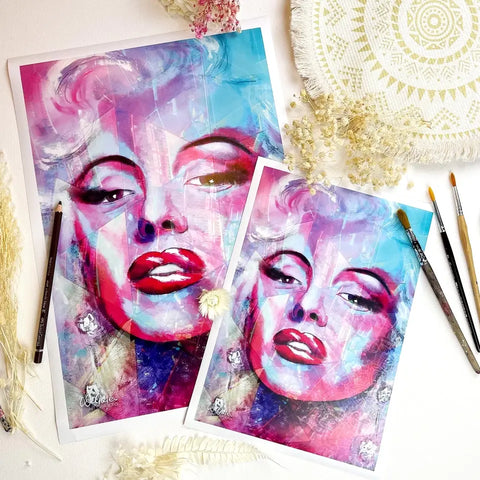 Poster Kunstdruck "Marilyn Monroe" ♡ Wandbilder aus Tirol kaufen