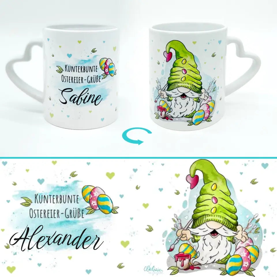 Tasse . Wichtel PAINTY ♡ Geschenk Idee für Ostern