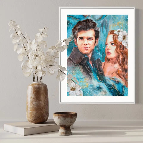 Poster Kunstdruck "Colin & Penelope" ♡ Wandbilder aus Tirol kaufen