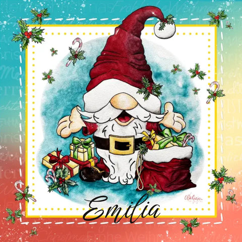 Wichtel Bild . Happy SANTA Wichtel ♡ Geschenk für Weihnachten