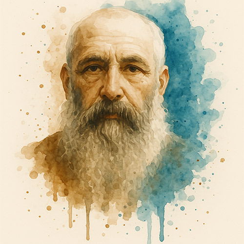 Foto: Künstler Zitat von Claude Monet by Delizia Art aus Tirol Österreich - Wandbild als Gemälde + Kunst Portrait